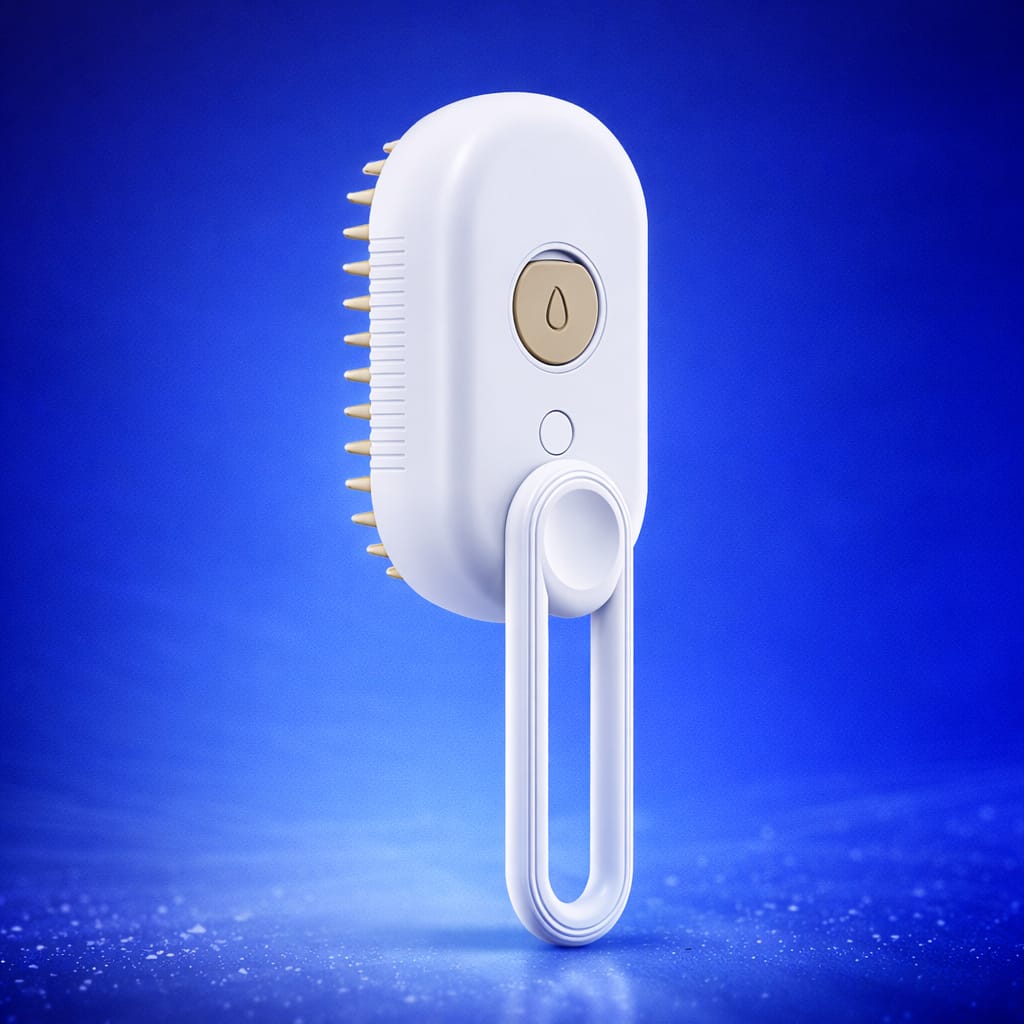 Zestysup Cat Steam Brush Steamy Dog Brush 3 In 1 Electric Spray Cat Hair Brushes For Massage