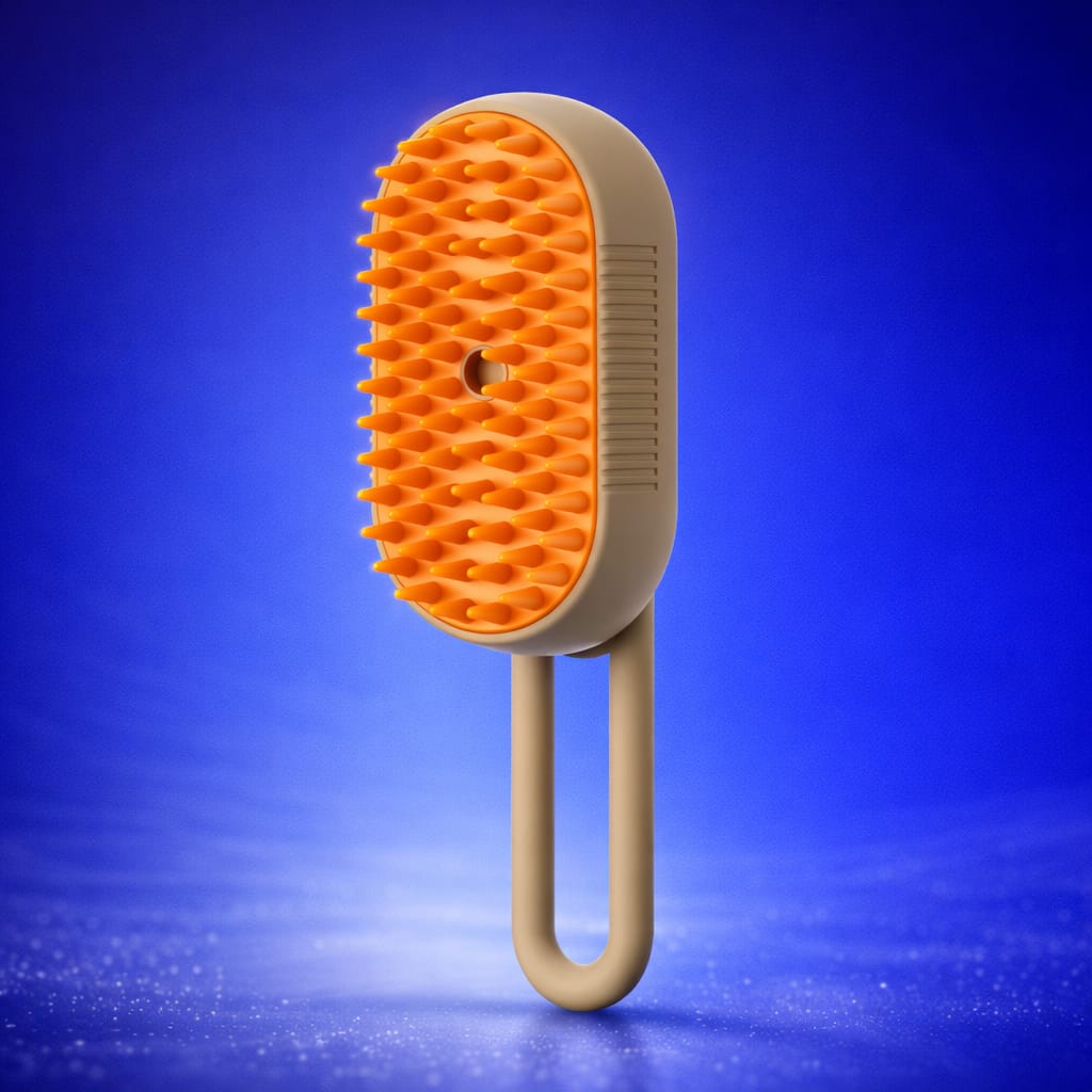 Zestysup Cat Steam Brush Steamy Dog Brush 3 In 1 Electric Spray Cat Hair Brushes For Massage